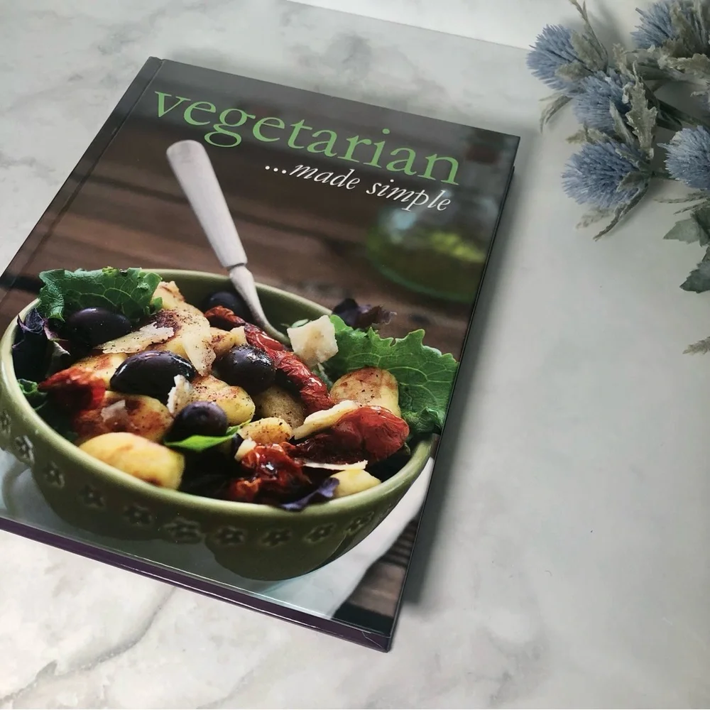 Hardcover Cookbook “Vegetarian…Made Simple”